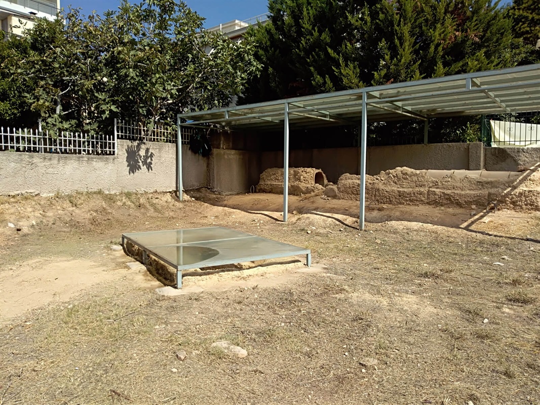 Cemetery of Roman period and water-supply pipe, Municipality of Agioi  Anargyroi -Kamatero