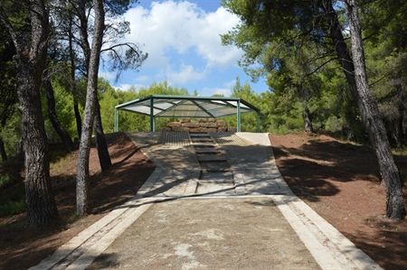 Tomb of Sophocles, Varymbombi, Municipality of Acharnes