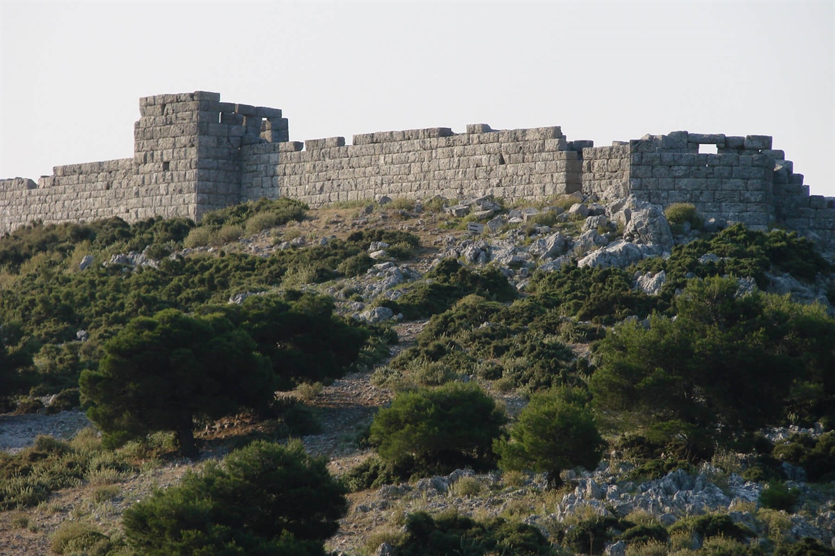 Fortress of Eleutherai, site Kaza, Municipality of Mandra-Eidyllia