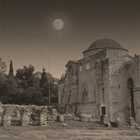 Performance of "the Moon" in the courtyard of the Monastery of Daphni