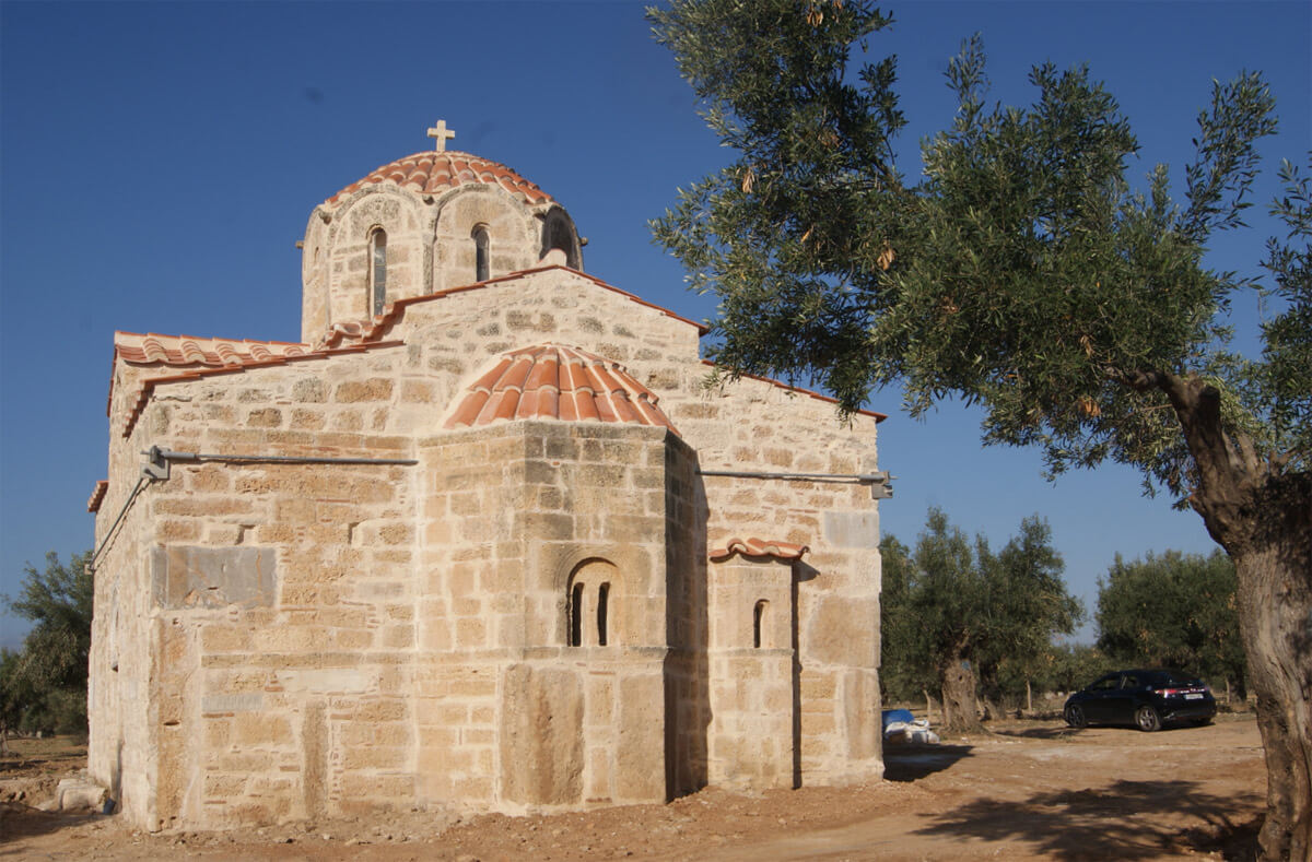 Ναός Μεταμορφώσεως Σωτήρος (Χριστός), Ελαιώνας, Δήμος Μεγαρέων