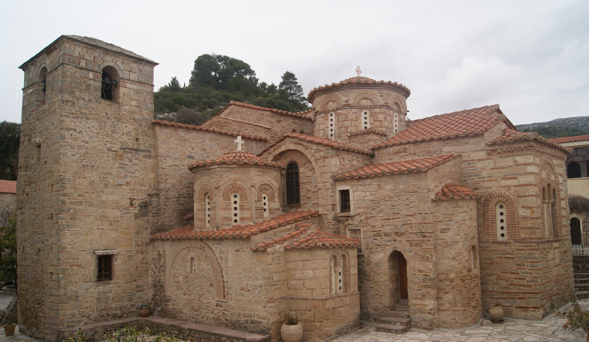 Monastery of Osios Meletios Kithaironos, Oinoi, Municipality of Mandra-Eidyllia